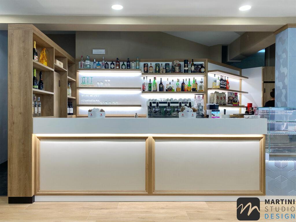 BAR ARREDAMENTO ROVERE LED